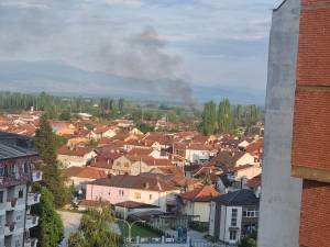Сагите низ  Битола се од пожар кај Индустриска