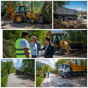 Се реконструира патот до село Дихово