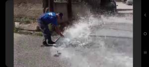 Поради дефект се врши перење на линии од водоводната мрежа, улиците кои денес немаа вода кога ќе ја добијат да ја користат како техничка