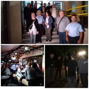 Родителите синоќа патролираа заедно со полицијата за да видат со што се соочуваат нивните малолетни деца при ноќните забави