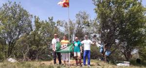 На местото каде загинаа партизаните од одредот "Пелистер", планинари на јарбол го развиорија македонското знаме