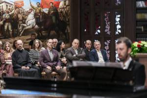 Формирањето на Верско поверенство во НОБ е почеток на решавање на македонското црковно прашање, рече историчарот Литовски на свечената академија по повод 80 годишниот јубилеј