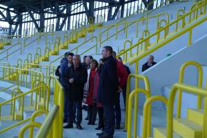 Мицкоски ја виде северната трибина од стадионот што Петровска ја изгради