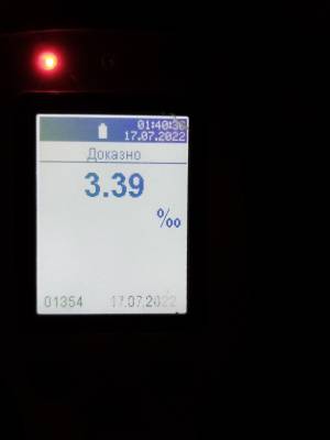 Кај возач измерени 3,39 промили алкохол при синоќешната полициска контрола на територија на СВР Битола