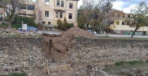 Нискоградба Битола го санира потпорниот ѕид на реката Драгор што се урна минатата недела