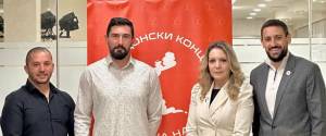 Лидерот на Македонски концепт Петар Богојески го соопшти новото раководство на општинскиот комитет во Битола