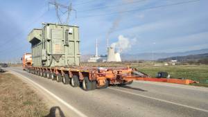Трансформаторот од третиот Блок пристигна во РЕК