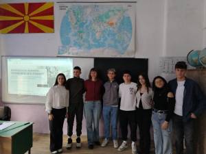 Изработената web-мапа за обележјата од периодот на НОБ во Битола од ученици од ООУ „Тодор Ангелевски“ Битола