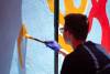 Летната сцена во МКЦ простор за изложба на цртежи, графики и фотографии од младите уметници
